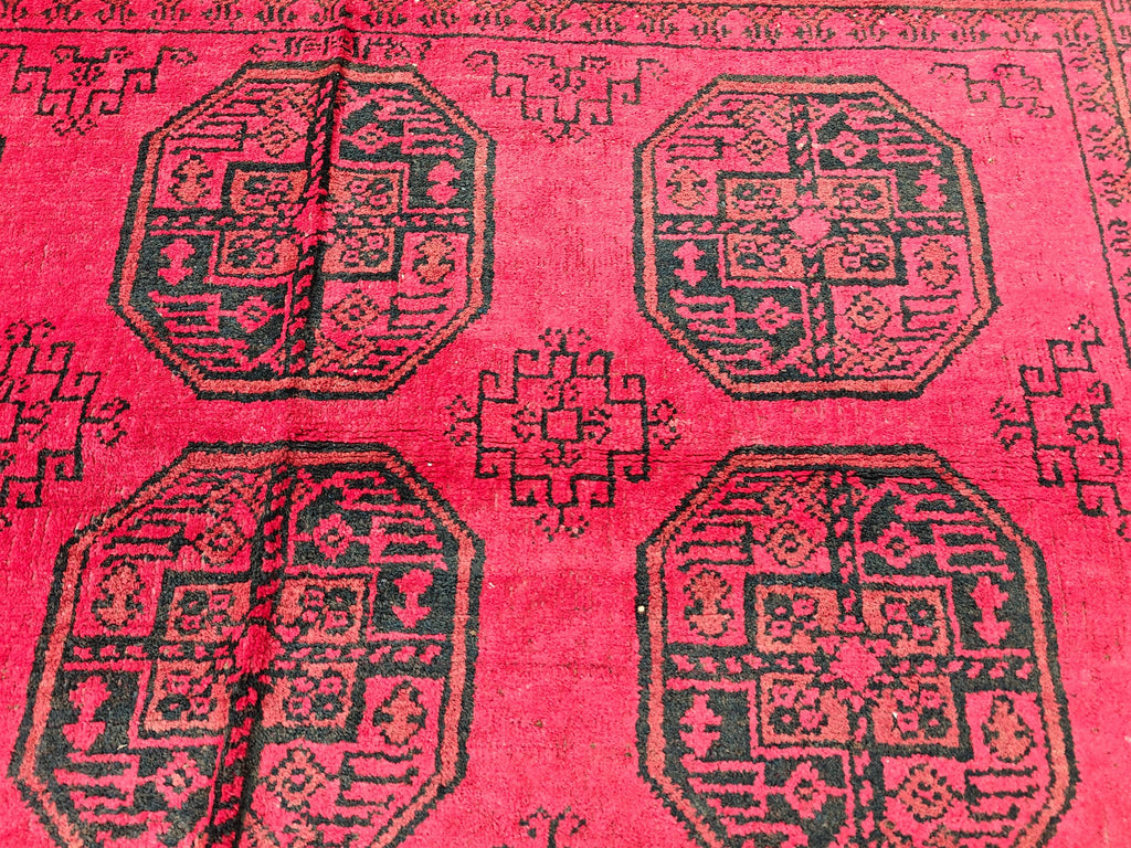 7x10 Vintage Pilpie Rug Handwoven Persian Design in Wool and Natural Dyes, Collectible Rug. Rugs For Farmhouse, Living Room Rug 9.6x6.8 ft