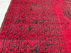 7x10 Vintage Pilpie Rug Handwoven Persian Design in Wool and Natural Dyes, Collectible Rug. Rugs For Farmhouse, Living Room Rug 9.6x6.8 ft