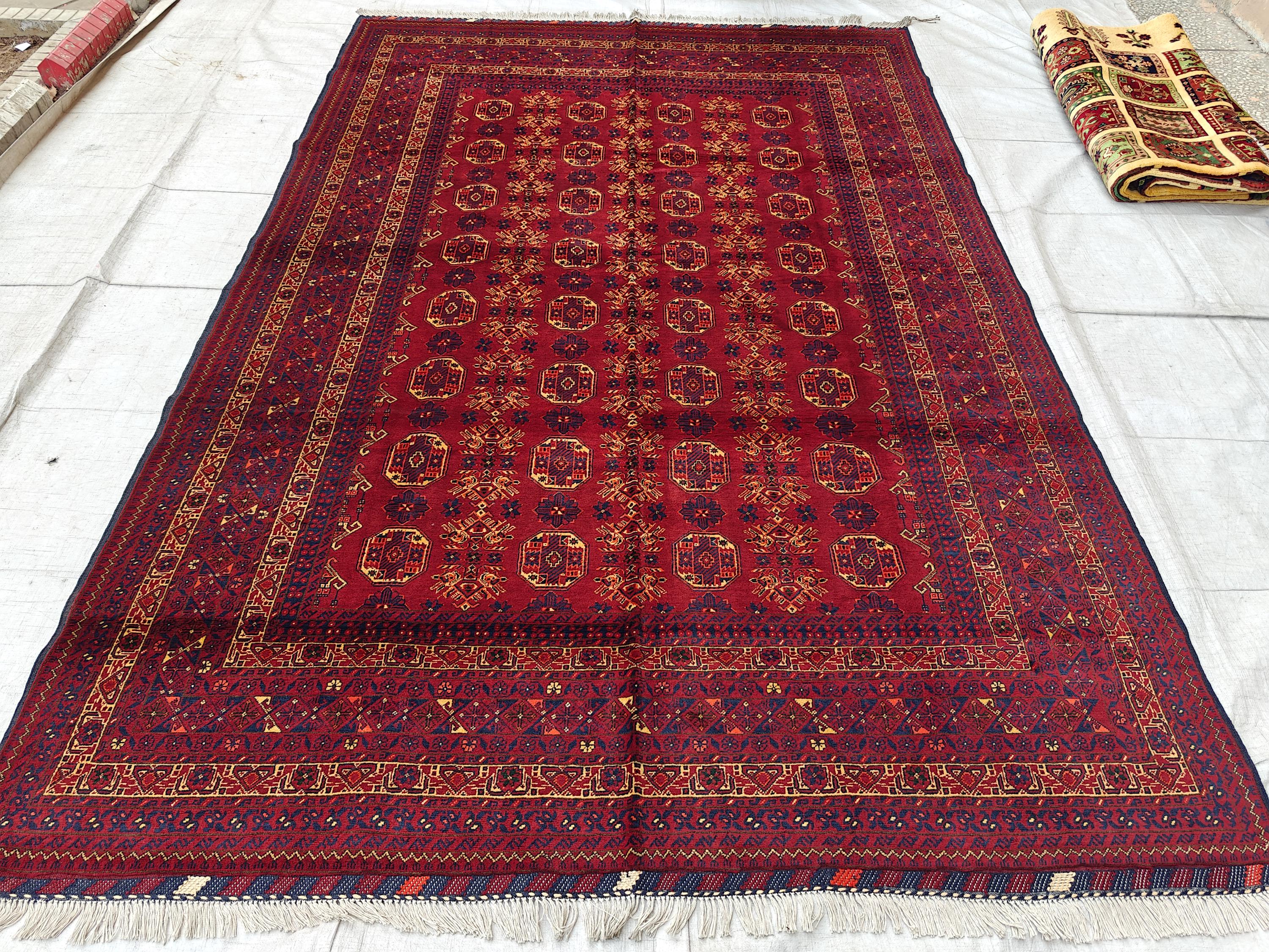 8x10 Medium Size Waziri Rug– Handwoven Luxury Persian Design in Wool, Rugs For Living Room, Farmhouse Rug, Bedroom Rug Home Decor 9.9x6.7 ft