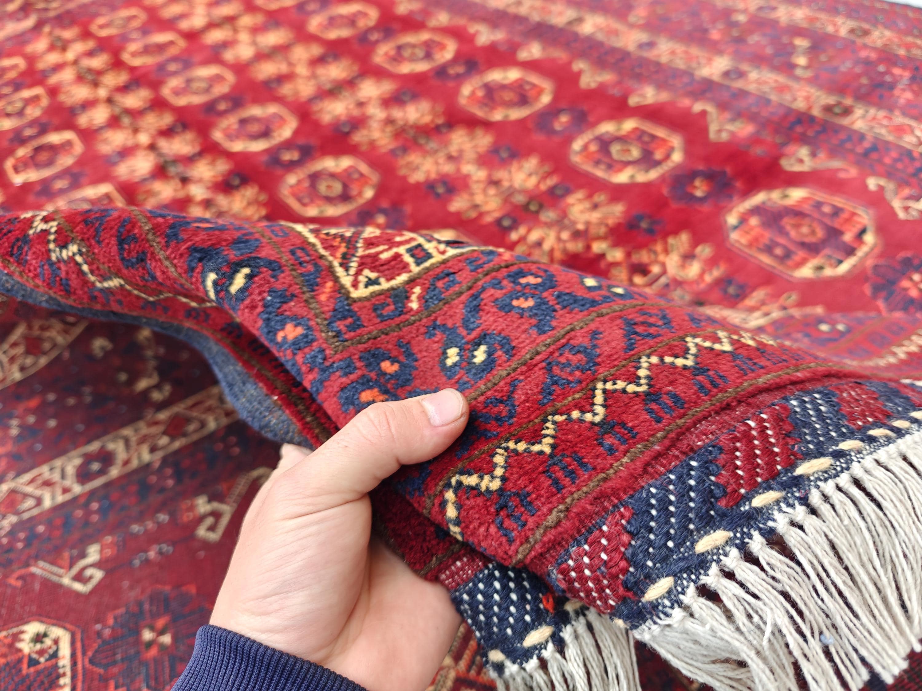 8x10 Medium Size Waziri Rug– Handwoven Luxury Persian Design in Wool, Rugs For Living Room, Farmhouse Rug, Bedroom Rug Home Decor 9.9x6.7 ft