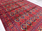 7x10 Kashi Handwoven Persian Rug – Traditional Oriental Design Wool, Rugs For Living Room, Bedroom Rug 9.9x6.7 ft, Medium Size Rug