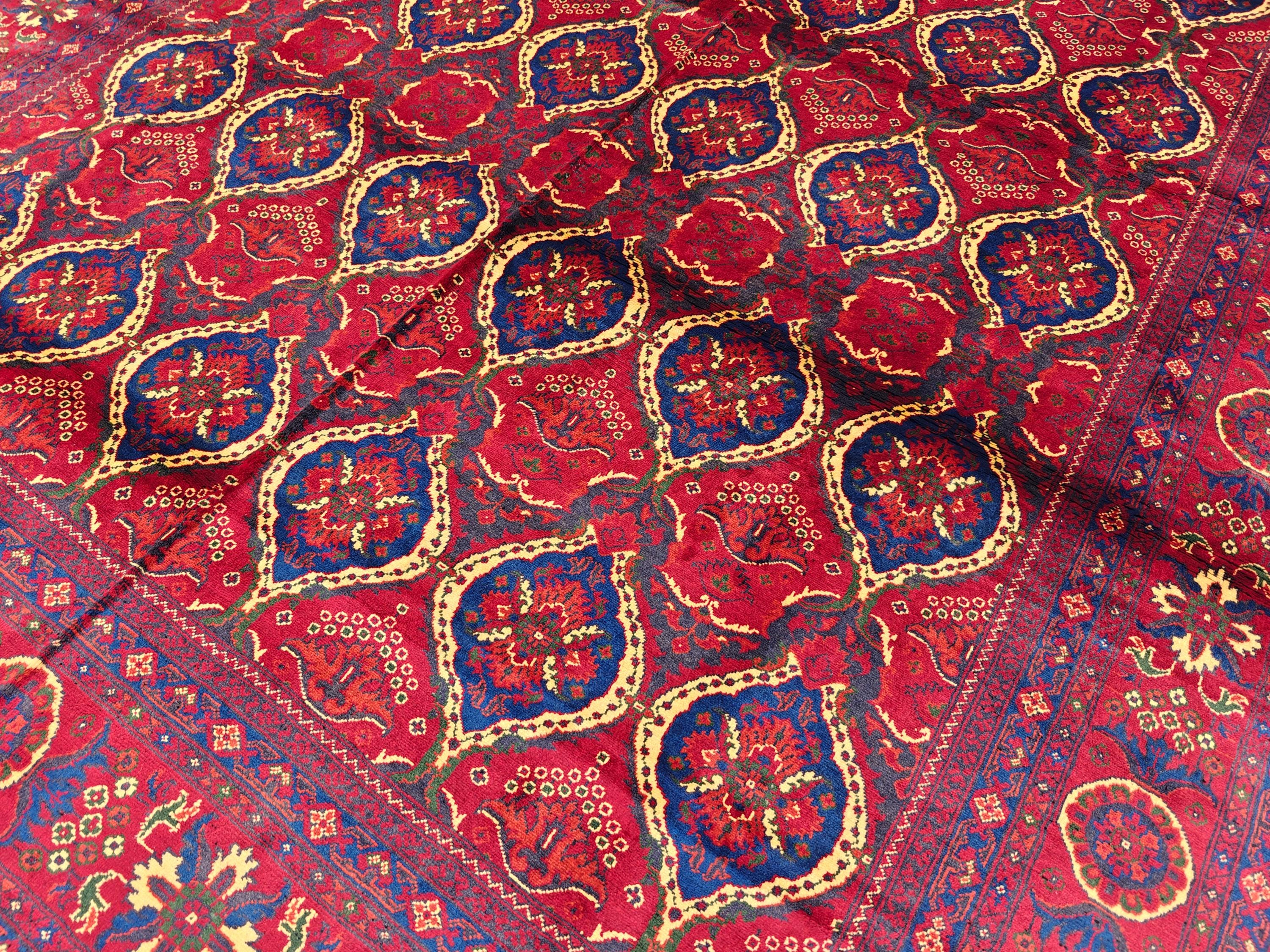 7x10 Kashi Handwoven Persian Rug – Traditional Oriental Design Wool, Rugs For Living Room, Bedroom Rug 9.9x6.7 ft, Medium Size Rug