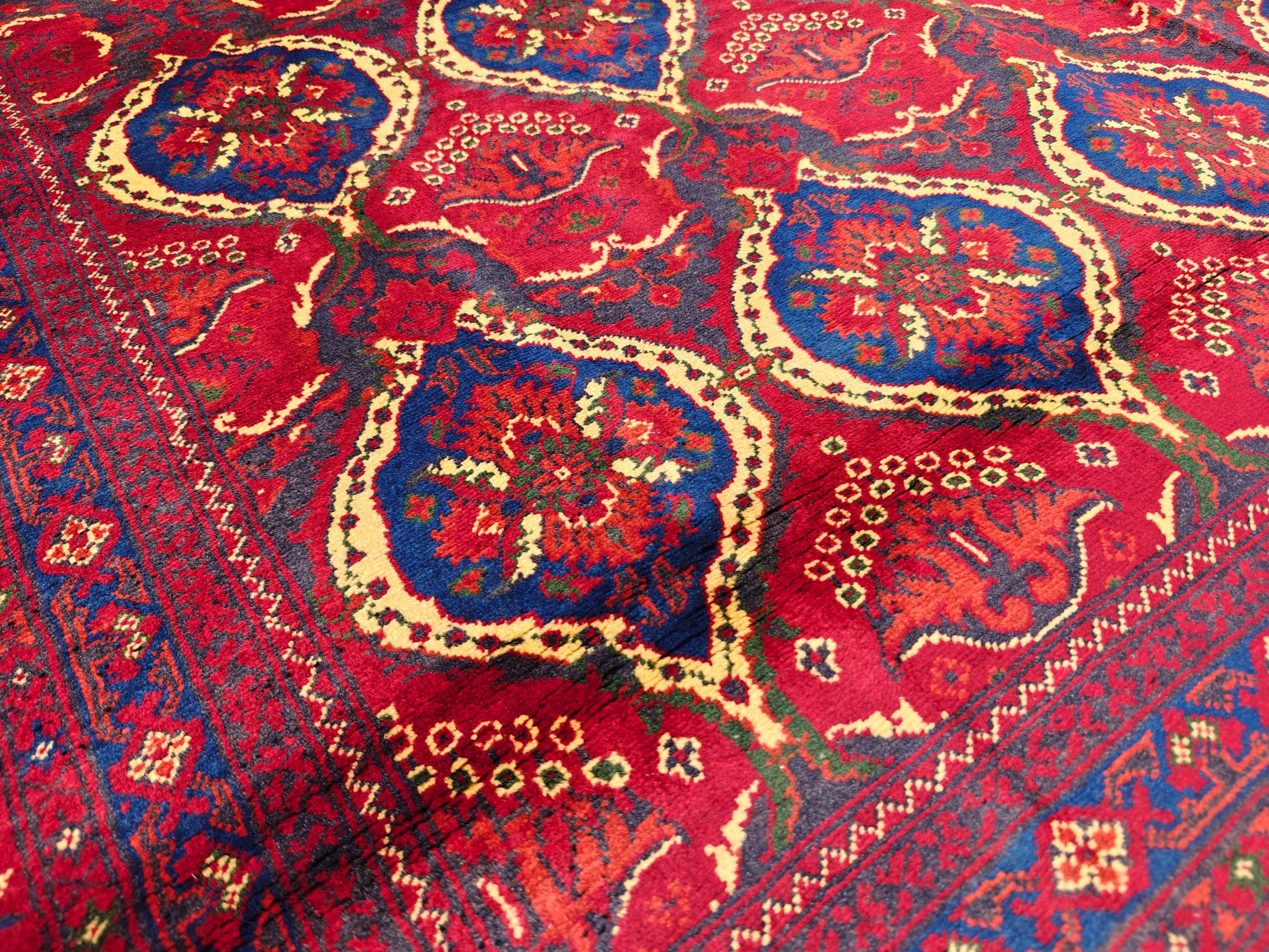 7x10 Kashi Handwoven Persian Rug – Traditional Oriental Design Wool, Rugs For Living Room, Bedroom Rug 9.9x6.7 ft, Medium Size Rug