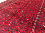 7x10 Vintage Bashiri Handmade Afghan Rug, Collectible Rug, Rugs For Living Room, Bedroom Rug, Farmhouse Rug 9.11x6.5, Medium Rug