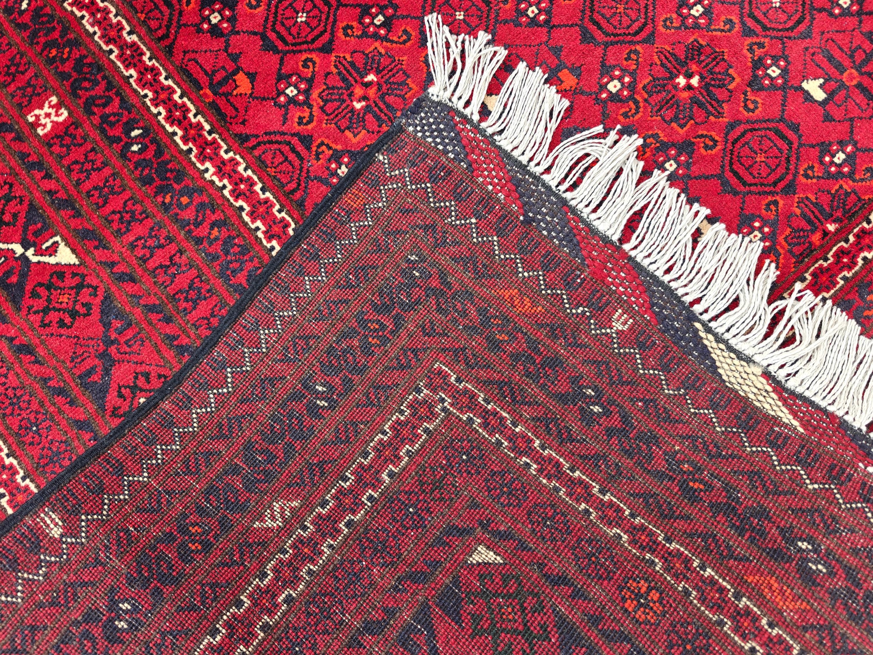 7x10 Vintage Bashiri Handmade Afghan Rug, Collectible Rug, Rugs For Living Room, Bedroom Rug, Farmhouse Rug 9.11x6.5, Medium Rug