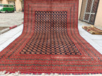 7x10 Antique Mawrai Gul Afghan Handwoven Rug, Rugs For Living Room, Bedroom Rug. Farmhouse Rug, Large Area Rug 9.9x6.6, Medium Rug