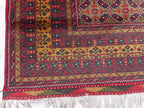 7x10 Handwoven Yousafi Afghan Rug, Boho Home Decor, Rug For Living Room, Bedroom Rug, Dining Room Rug, Rustic Decor Rug 9.11x6.8, Large Rug