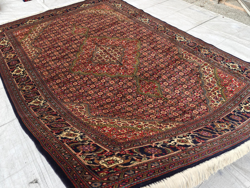 7x10 Persian Handwoven Rug, Rug For Living Room, Bedroom Rug, Office Rug, Dining Room Rug, Vintage Style Area Rug 9.9x6.8 Ft, Medium Rug