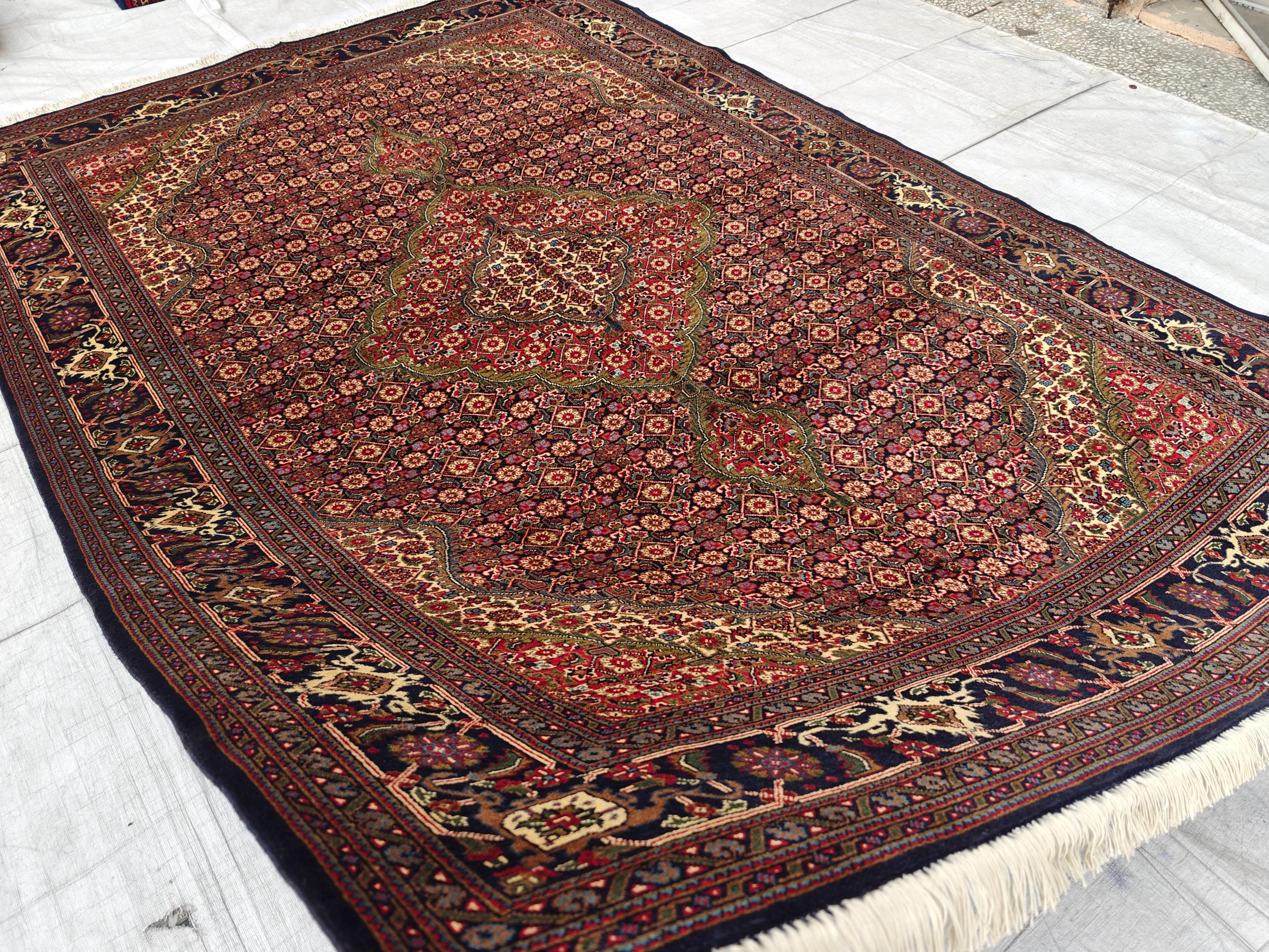 7x10 Persian Handwoven Rug, Rug For Living Room, Bedroom Rug, Office Rug, Dining Room Rug, Vintage Style Area Rug 9.9x6.8 Ft, Medium Rug