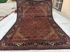 7x10 Persian Handwoven Rug, Rug For Living Room, Bedroom Rug, Office Rug, Dining Room Rug, Vintage Style Area Rug 9.9x6.8 Ft, Medium Rug