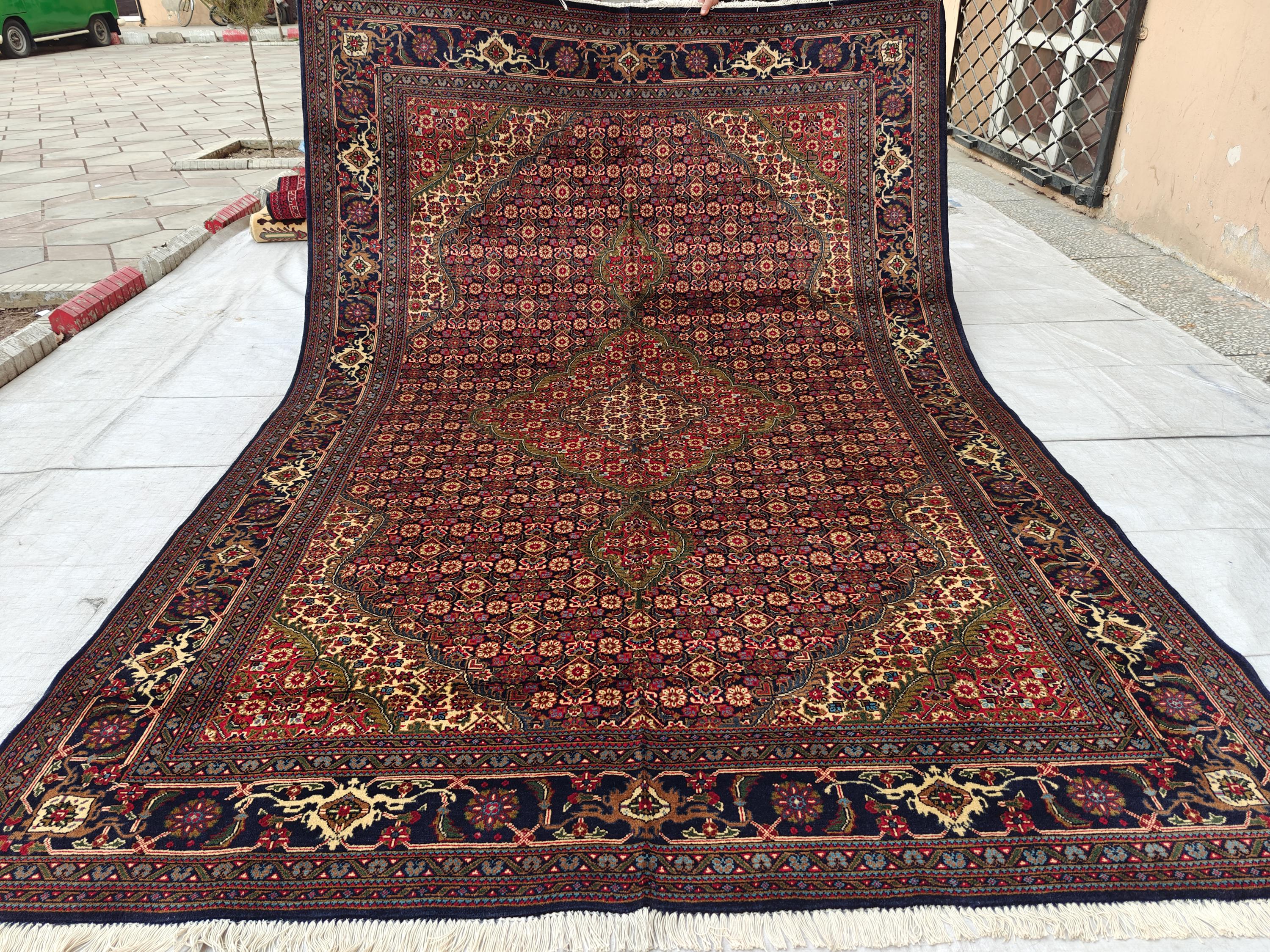 7x10 Persian Handwoven Rug, Rug For Living Room, Bedroom Rug, Office Rug, Dining Room Rug, Vintage Style Area Rug 9.9x6.8 Ft, Medium Rug