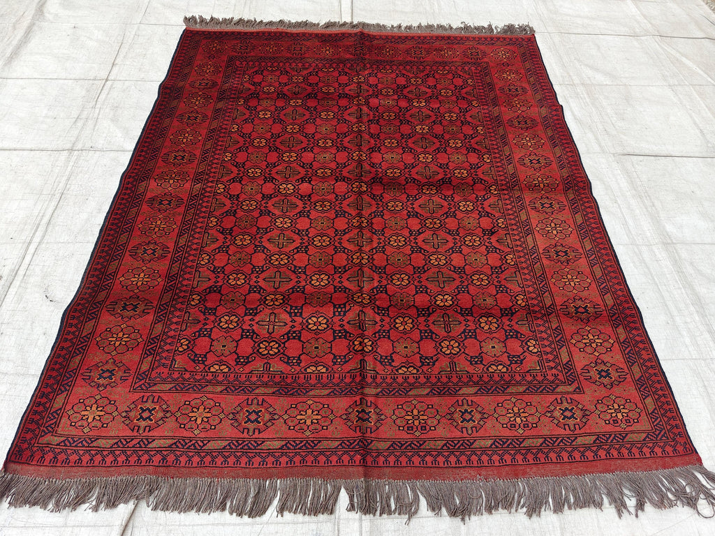 50 Year Old Vintage Bashiri Handmade Rug, Collectible Rug, Rug For Living Room, Bedroom Rugs, Farmhouse Rug, Vintage Rug 6.4x5.3, Medium Rug