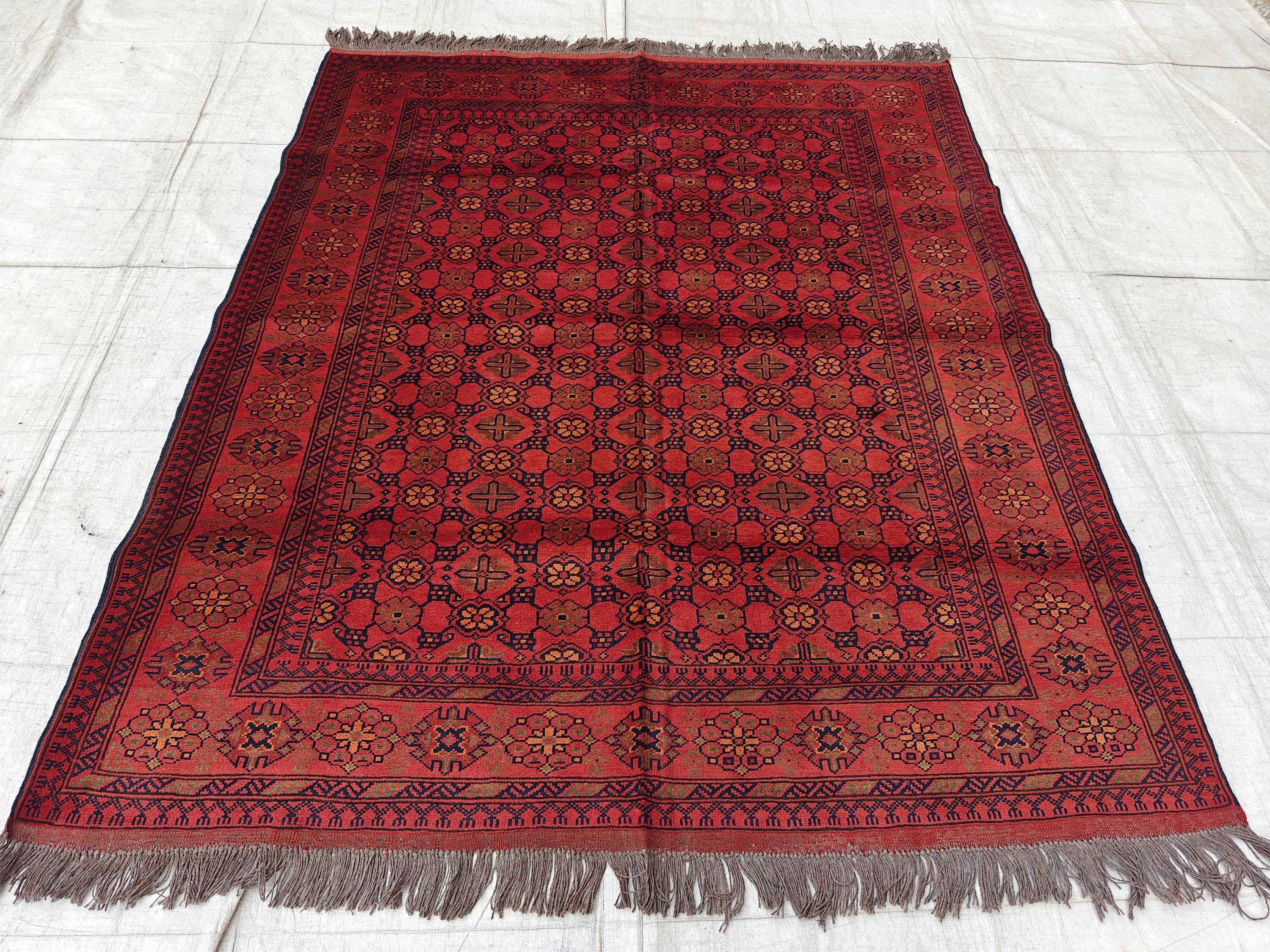 50 Year Old Vintage Bashiri Handmade Rug, Collectible Rug, Rug For Living Room, Bedroom Rugs, Farmhouse Rug, Vintage Rug 6.4x5.3, Medium Rug