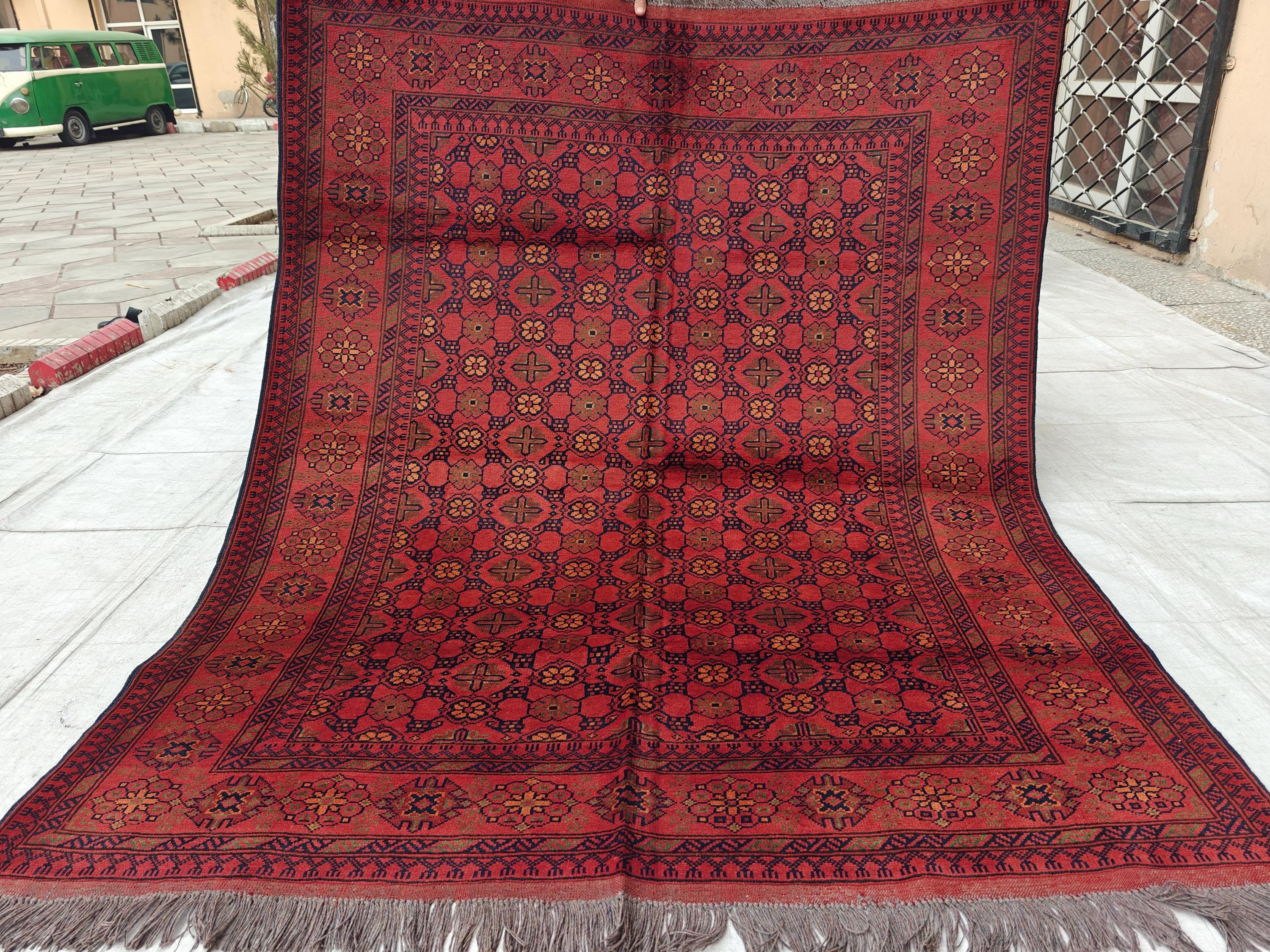 50 Year Old Vintage Bashiri Handmade Rug, Collectible Rug, Rug For Living Room, Bedroom Rugs, Farmhouse Rug, Vintage Rug 6.4x5.3, Medium Rug