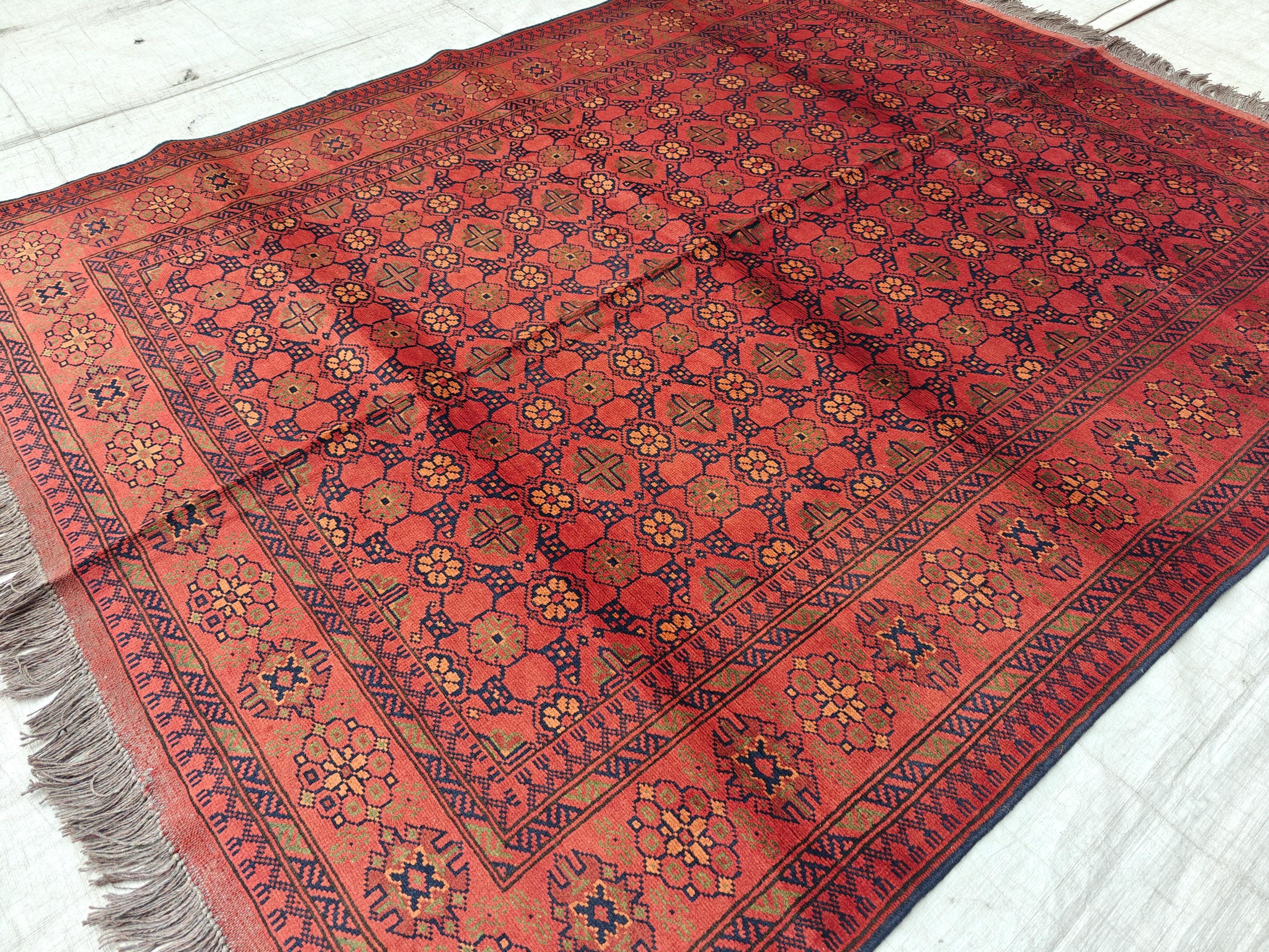 50 Year Old Vintage Bashiri Handmade Rug, Collectible Rug, Rug For Living Room, Bedroom Rugs, Farmhouse Rug, Vintage Rug 6.4x5.3, Medium Rug