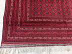 7x10 Beautiful Red Mawrai Gul Afghan Rug, Rugs For Living Room, Vintage Home Style, Bedroom Rugs, Dining Room Rugs -One of a Kind Medium Rug