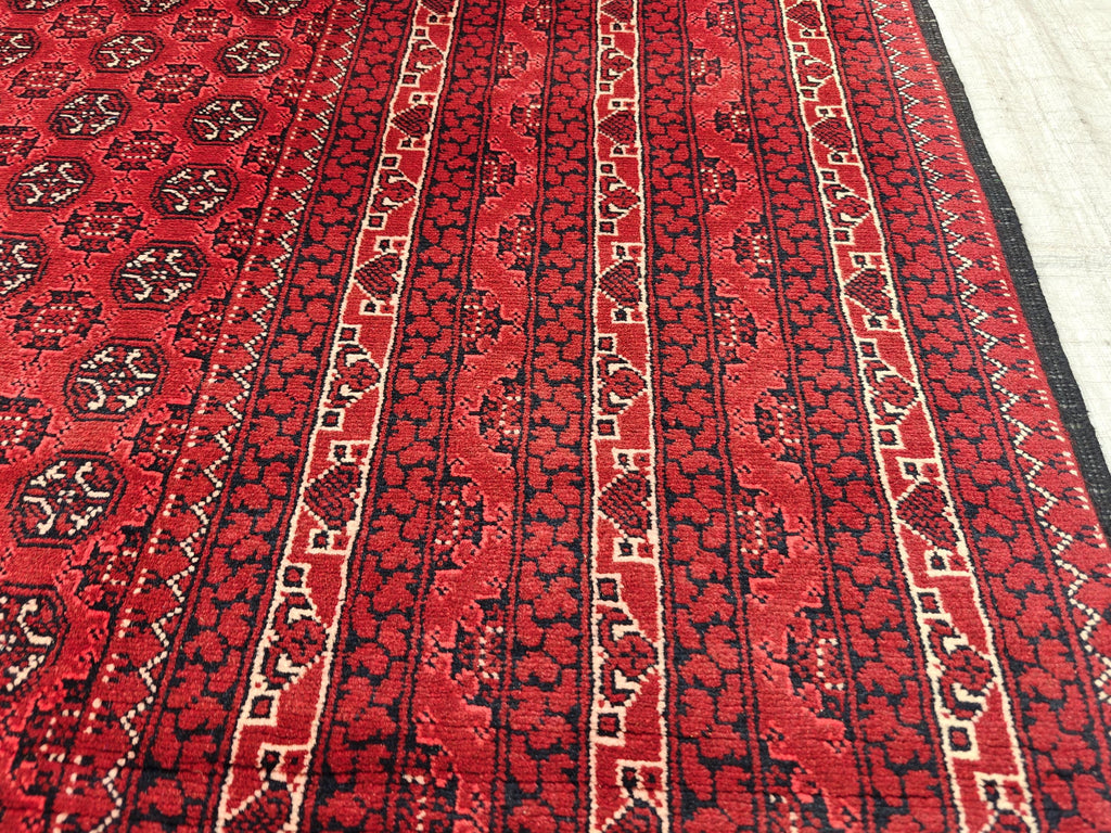 7x10 Beautiful Red Mawrai Gul Afghan Rug, Rugs For Living Room, Vintage Home Style, Bedroom Rugs, Dining Room Rugs -One of a Kind Medium Rug