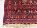 7x10 Stunning Beljik Ala Bakhmal Afghan Handmade Rug, Rug For Living Room, Bedroom Rug, Office and Dining Room Rug, Medium Rug