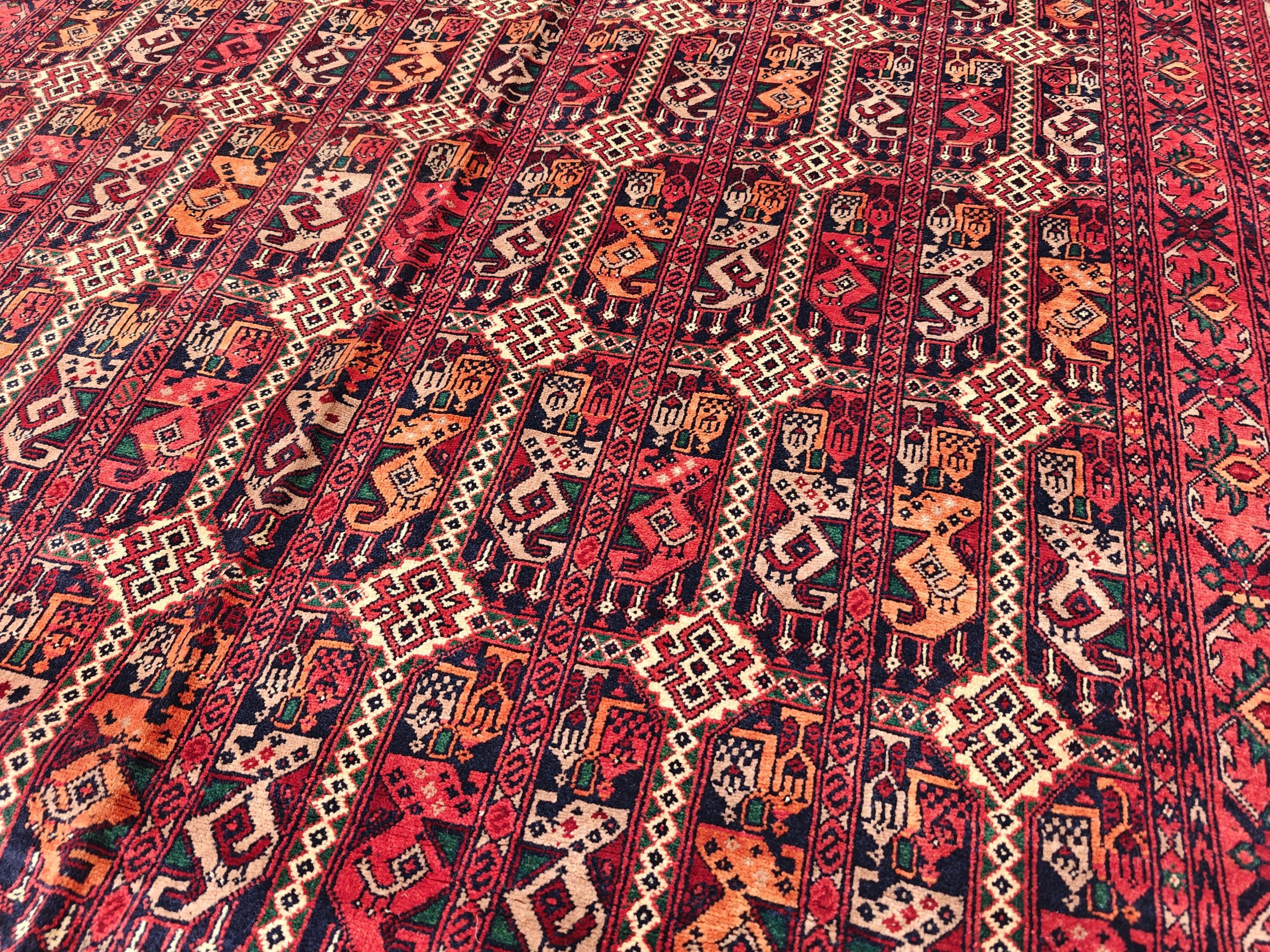 7x10 Stunning Beljik Ala Bakhmal Afghan Handmade Rug, Rug For Living Room, Bedroom Rug, Office and Dining Room Rug, Medium Rug