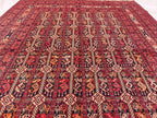7x10 Stunning Beljik Ala Bakhmal Afghan Handmade Rug, Rug For Living Room, Bedroom Rug, Office and Dining Room Rug, Medium Rug