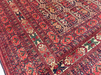 7x10 Stunning Beljik Ala Bakhmal Afghan Handmade Rug, Rug For Living Room, Bedroom Rug, Office and Dining Room Rug, Medium Rug