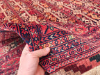 7x10 Stunning Beljik Ala Bakhmal Afghan Handmade Rug, Rug For Living Room, Bedroom Rug, Office and Dining Room Rug, Medium Rug