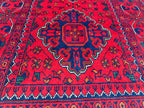 3x10 Beautiful Bukhara Afghan Handmade Runner Rug, Vintage Style Rug, Hallway Runner, Entryway Rug, Long Narrow Rug, Door Rug 9.8x2.6 Ft