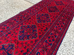 3x10 Beautiful Bukhara Afghan Handmade Runner Rug, Vintage Style Rug, Hallway Runner, Entryway Rug, Long Narrow Rug, Door Rug 9.8x2.6 Ft