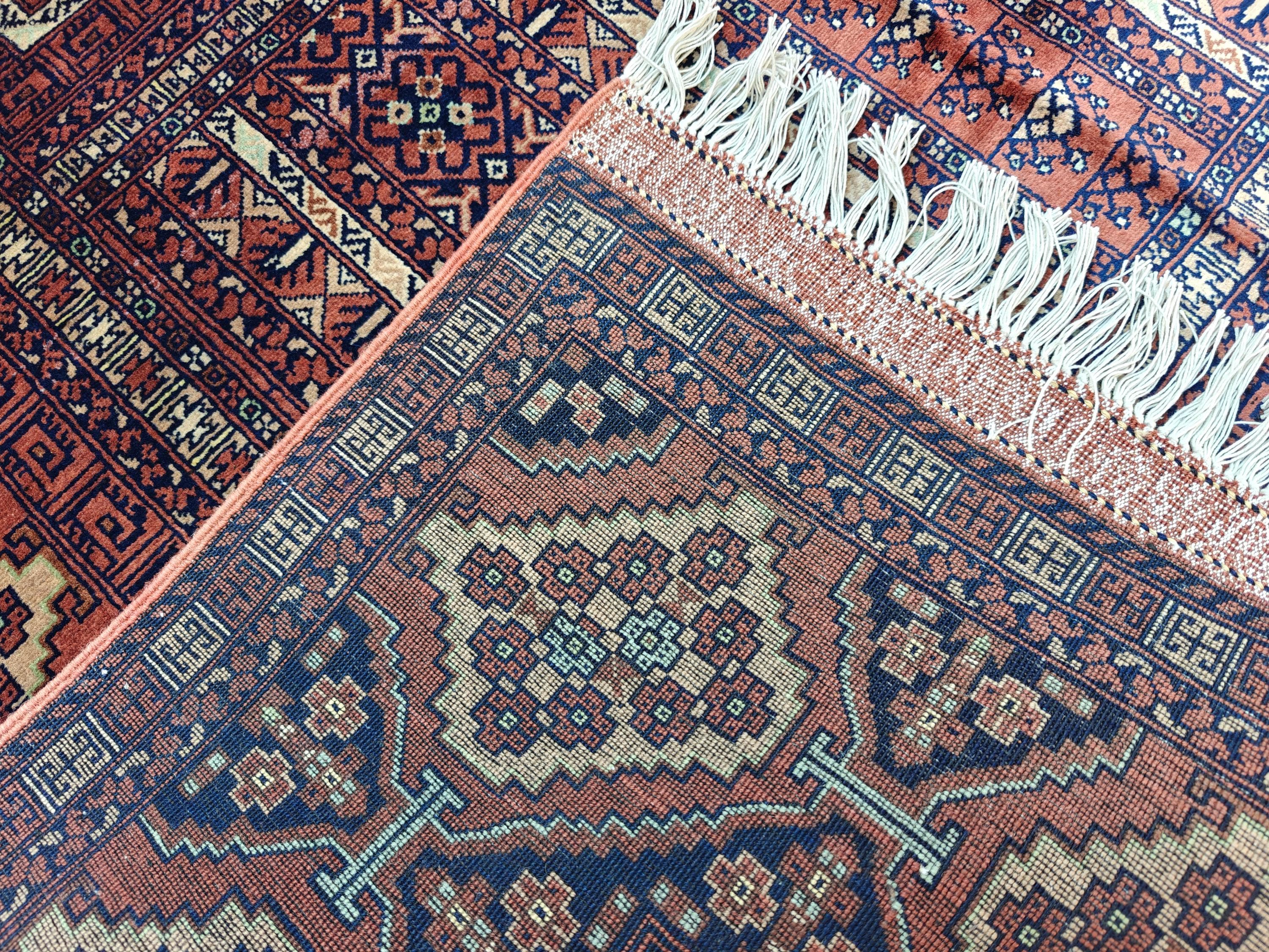 5x7 Brown Authentic Hand-Knotted Sarouk Rug Persian Vintage Wool Carpet | Luxury Area Rug for Living Room or Office, Boho Home Decor 6.5x4.9