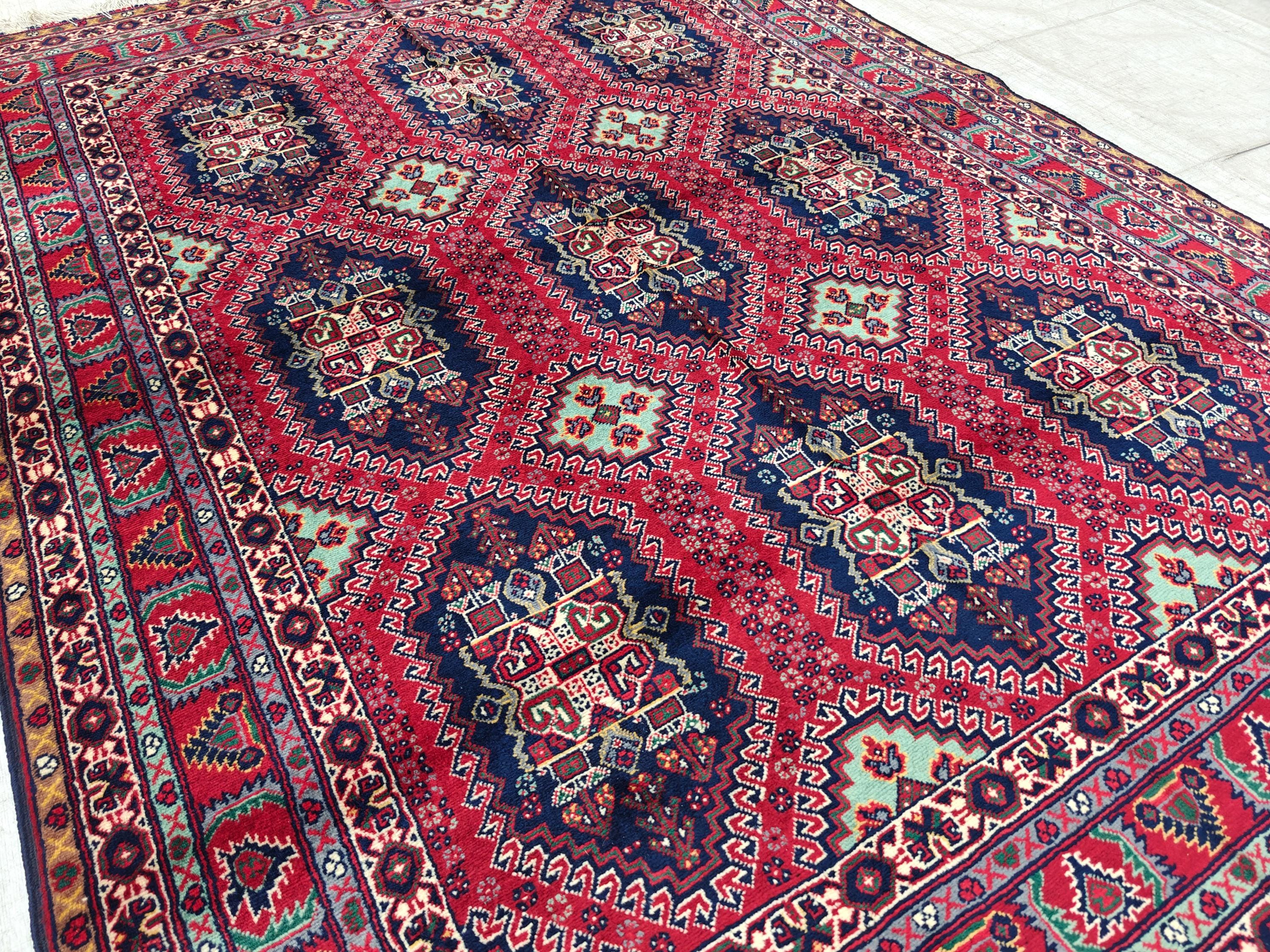 5x7 Handmade Afghan Samar Kanti Rug, Rugs For Living Room, Bedroom Rug, Vintage Style Home Decor 6.9x4.9ft, Medium Size Rug
