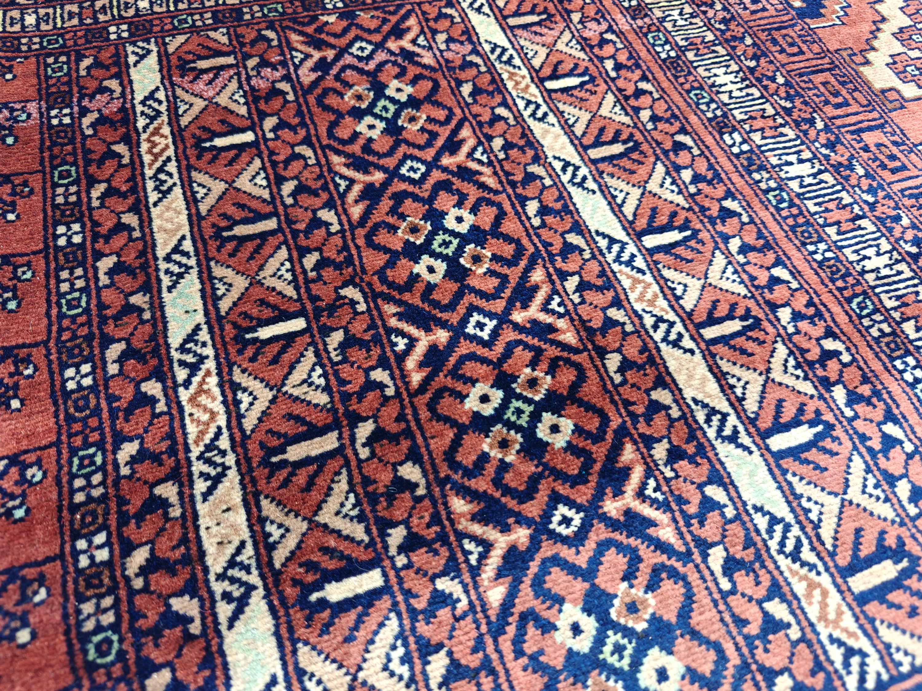5x7 Brown Authentic Hand-Knotted Sarouk Rug Persian Vintage Wool Carpet | Luxury Area Rug for Living Room or Office, Boho Home Decor 6.5x4.9