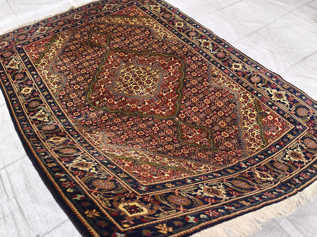 5x8 Persian Tabriz Handmade Rug, Vintage Home Decor, Rug For Living Room, Bedroom Rugs, Office Rug, One of a Kind Rug, Medium Size Rug