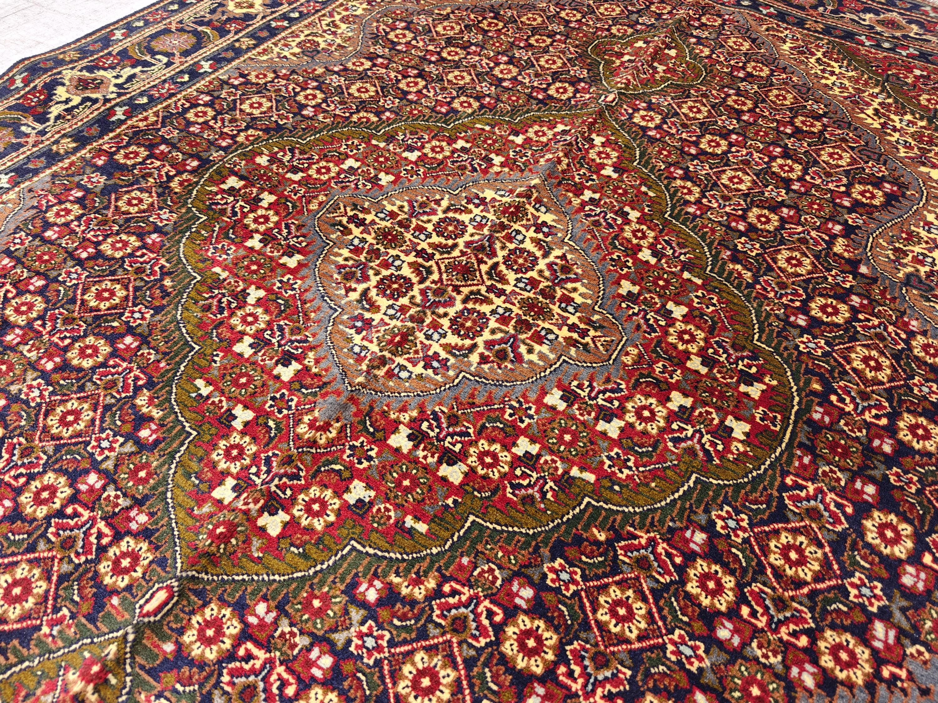 5x8 Persian Tabriz Handmade Rug, Vintage Home Decor, Rug For Living Room, Bedroom Rugs, Office Rug, One of a Kind Rug, Medium Size Rug