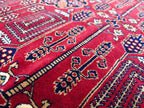 7x5 Authentic Hand-Knotted Rug | Persian Vintage Wool Carpet | Luxury Area Rug for Living Room or Office, Bedroom Rug, 6.5x4.9 ft