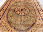 5x7 Antique Beljik Tabriz Handmade Rug, Rugs For Living Room, Bedroom Rug, Office Rug, Vintage Style Home Decor 6.9x5.1 Ft, Medium Size Rug