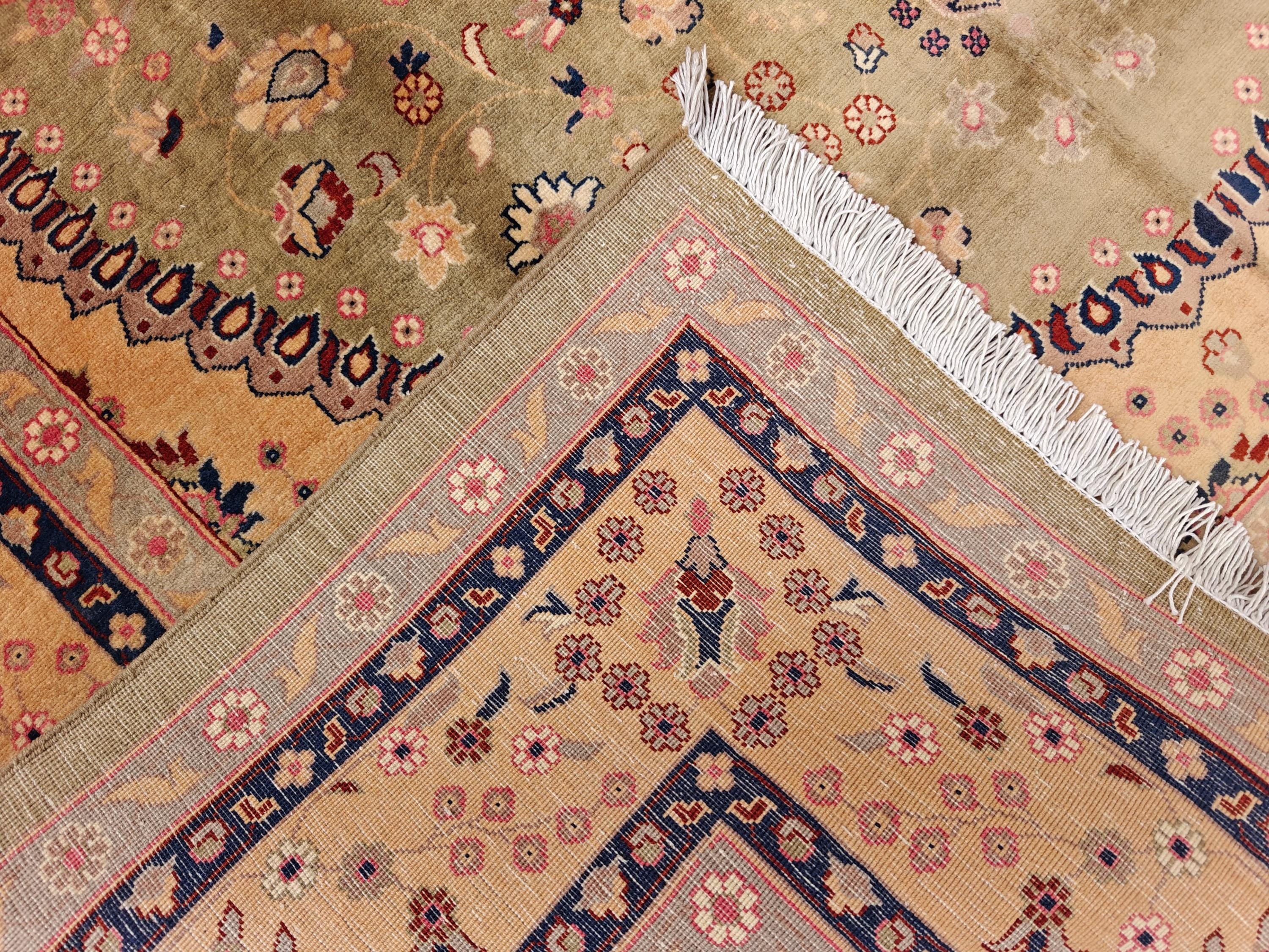 5x7 Antique Beljik Tabriz Handmade Rug, Rugs For Living Room, Bedroom Rug, Office Rug, Vintage Style Home Decor 6.9x5.1 Ft, Medium Size Rug