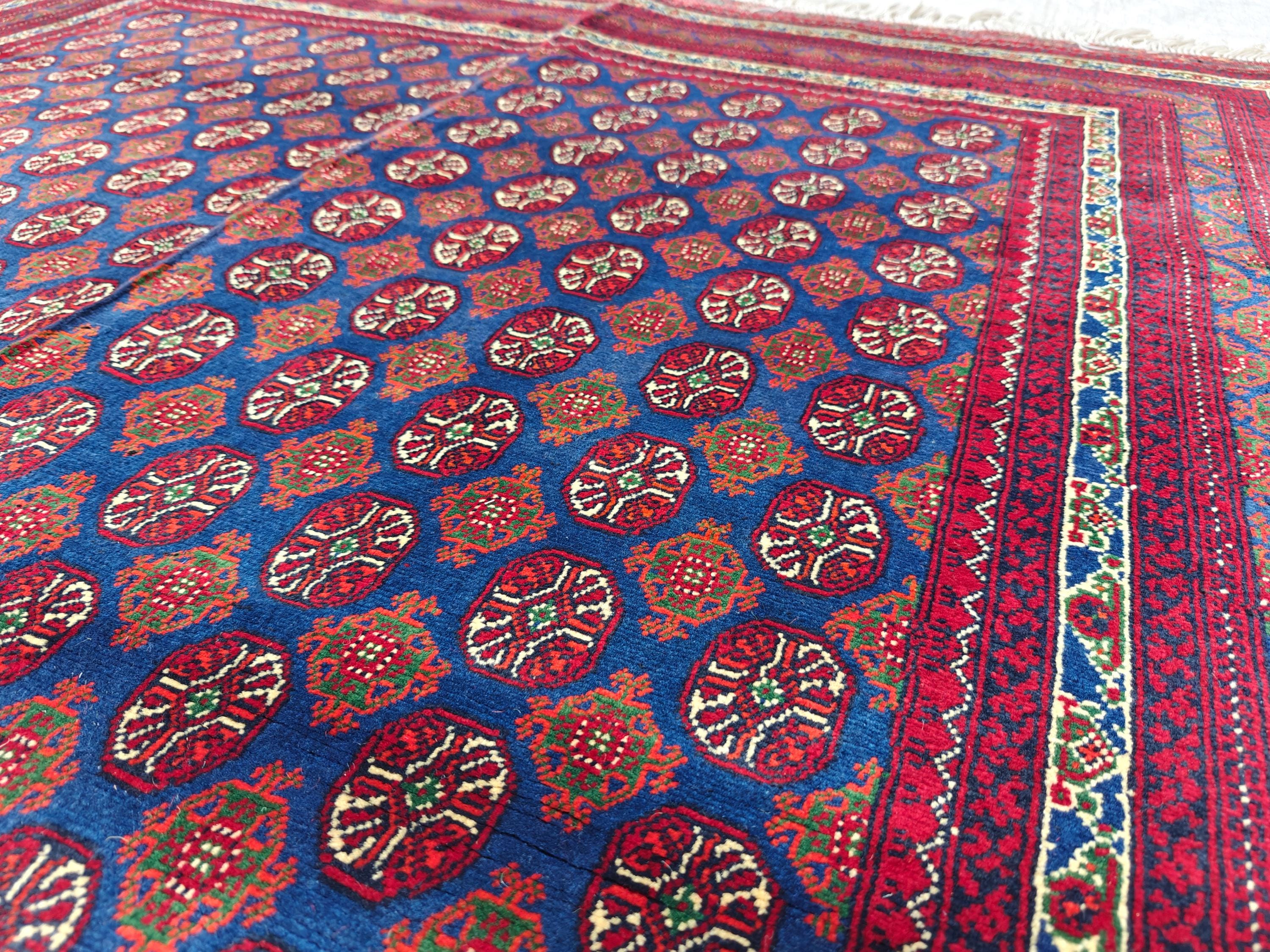 5x7 Mawrai Gul Afghan Handmade Rug,Vintage Style Home Decor, Rug For Living Room, Bedroom Rug, Office Rug 6.11x4.10 Ft, Medium Size Rug