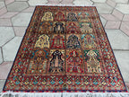 5x7 Handmade Maranus Rug - Authentic Afghan Tribal Carpet, Unique Wool Rug for Living Room & Bedroom Decor 6.6x4.9 ft, Oriental Pattern