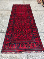 2x6 Entryway Runner, Bukhara Afghan Handmade Runner Rug, Hallway Runner, Short Runner for Hallway's, Stairs Rug, Corridor Runner 6.5x2 ft