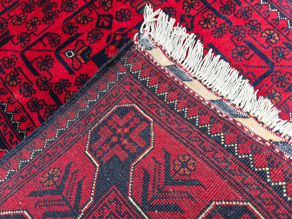 2x6 Entryway Runner, Bukhara Afghan Handmade Runner Rug, Hallway Runner, Short Runner for Hallway's, Stairs Rug, Corridor Runner 6.5x2 ft