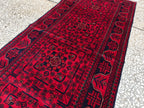 2x6 Entryway Runner, Bukhara Afghan Handmade Runner Rug, Hallway Runner, Short Runner for Hallway's, Stairs Rug, Corridor Runner 6.5x2 ft