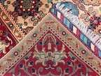 7x10 Elegant Colorful Kashi Afghan Handmade Rug, Rugs For Living Room, Bedroom Rug, Office Rug, Large area Rug 10.3 x 6.8 ft