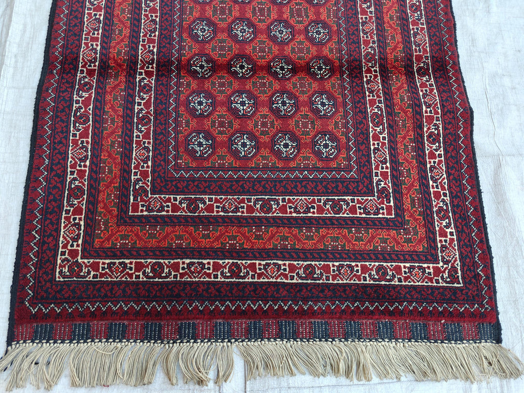 3x6 Vintage Mawrai Gul Afghan Handmade Runner, Hallway Runner, Entryway Runner, Short Narrow Rug, Rugs For Living Room 6.2x2.10