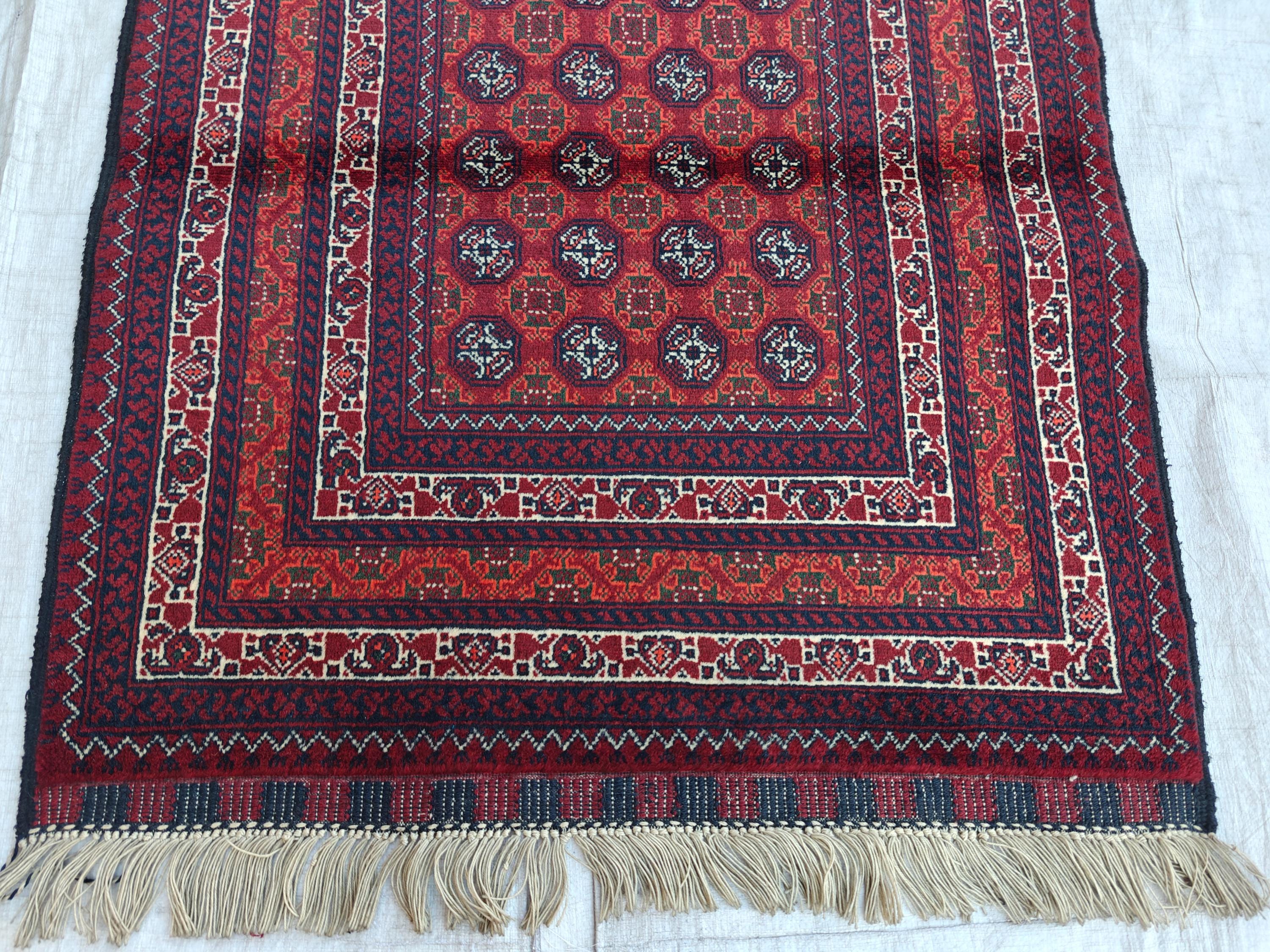 3x6 Vintage Mawrai Gul Afghan Handmade Runner, Hallway Runner, Entryway Runner, Short Narrow Rug, Rugs For Living Room 6.2x2.10