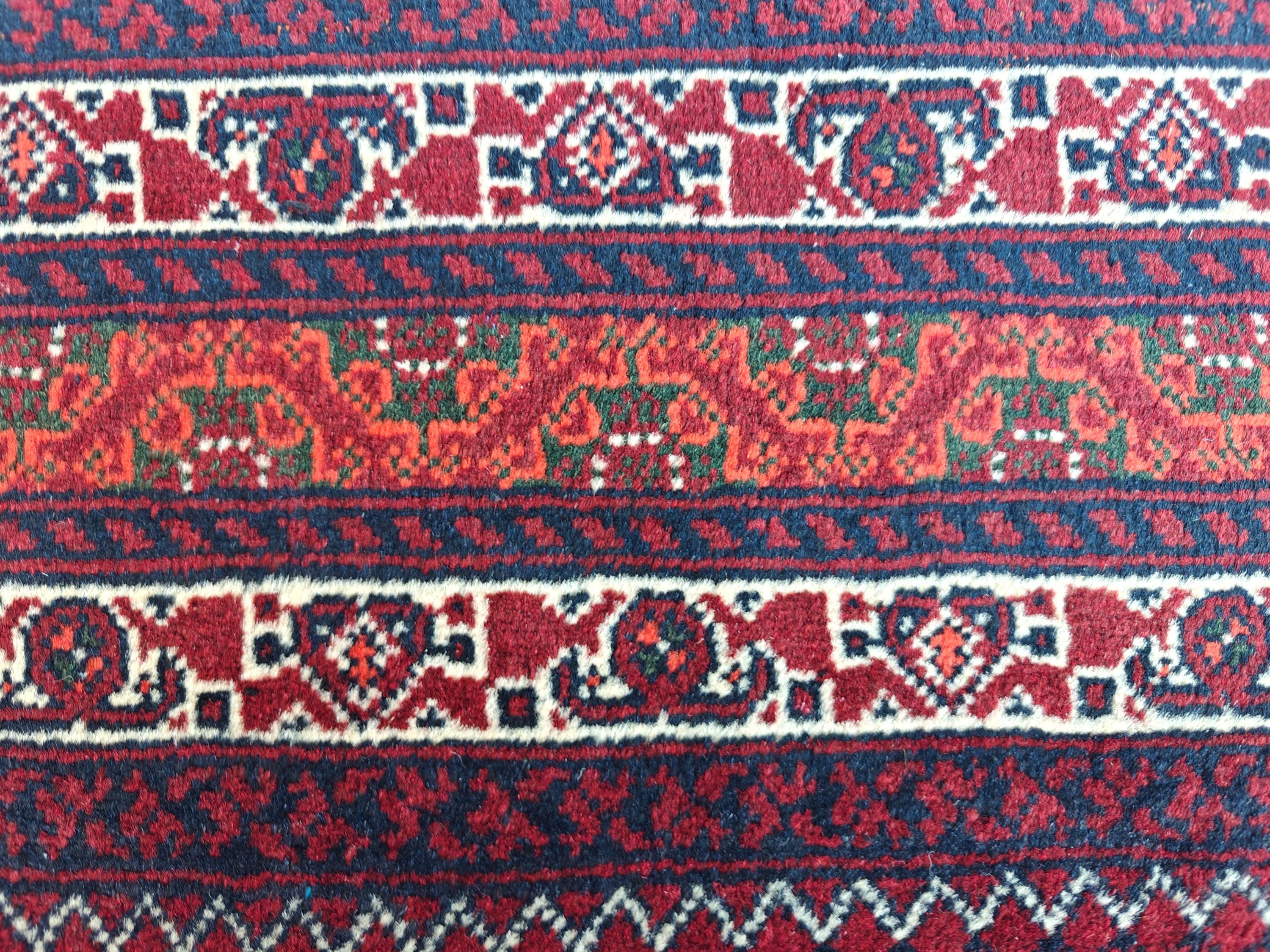 3x6 Vintage Mawrai Gul Afghan Handmade Runner, Hallway Runner, Entryway Runner, Short Narrow Rug, Rugs For Living Room 6.2x2.10