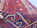Afghan Rug 10ft Runner Rug, Vintage Khal Mohammadi Handmade Wool Rug, Oriental Turkmen Tribal Rug, 2.7x9.7 ft Kitchen Runner, Hallway Runner