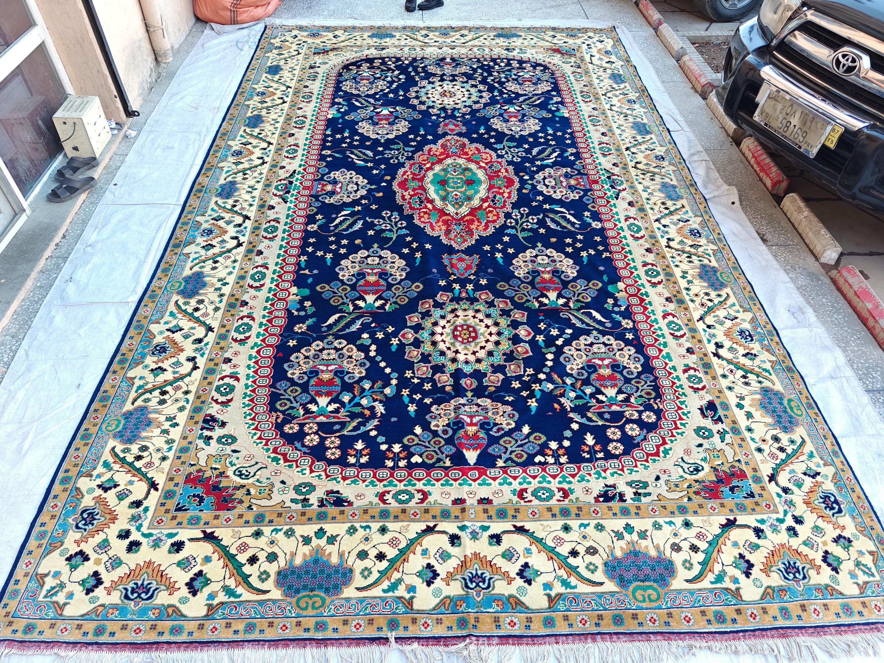 10x17 Maranus Handmade Afghan Large Area Rug, Rugs For Living Room, Dining Room Rug, Bedroom Rug 16.8x9.9 ft