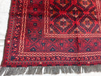 Collectible Rug 5x3, Vintage Chinar Gul Handwoven Rug, Rugs for Living Room, Bedroom Rug, Farmhouse Rug, Small Accent Rug, 4.10x3.5 Ft