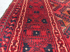 Collectible Rug 5x3, Vintage Chinar Gul Handwoven Rug, Rugs for Living Room, Bedroom Rug, Farmhouse Rug, Small Accent Rug, 4.10x3.5 Ft