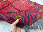 3x5 Vintage Khal Mohammadi Afghan Handmade Rug, Collectible Item, Rugs for Living Room, Bedroom Rug, Farmhouse Rug, 4.11x3.4 ft